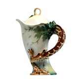 FRANZ COLLECTION GIRAFFE DESIGN PORCELAIN TEAPOT