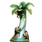FRANZ COLLECTION MONKEY MISCHIEF TREE VASE