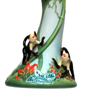 FRANZ COLLECTION MONKEY MISCHIEF TREE VASE