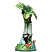 FRANZ COLLECTION MONKEY MISCHIEF TREE VASE