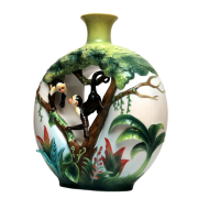 FRANZ COLLECTION MONKEY MISCHIEF LARGE VASE