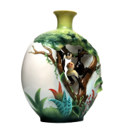 FRANZ COLLECTION MONKEY MISCHIEF LARGE VASE
