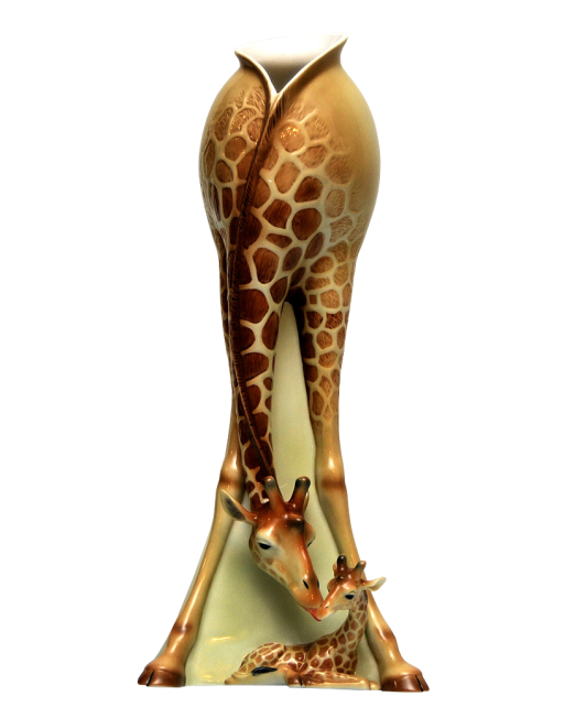FRANZ COLLECTION GIRAFFE DESIGN FLOWER VASE