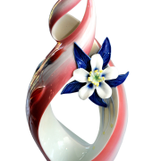 FRANZ COLLECTION COLUMBINE WILD FLOWER VASE