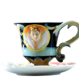 FRANZ COLLECTION PRIMA BALLERINA CUP AND SAUCER