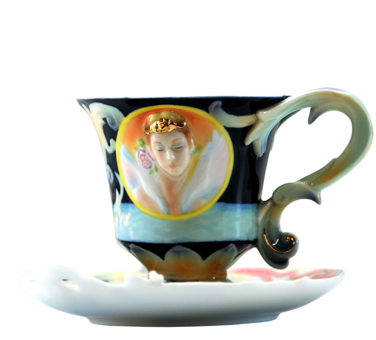 FRANZ COLLECTION PRIMA BALLERINA CUP AND SAUCER