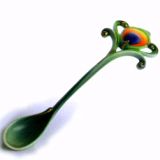 FRANZ COLLECTION THE MAGNIFICENT PEACOCK SPOON