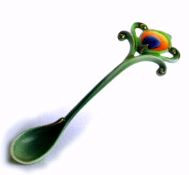 FRANZ COLLECTION THE MAGNIFICENT PEACOCK SPOON