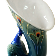 FRANZ COLLECTION THE MAGNIFICENT PEACOCK VASE