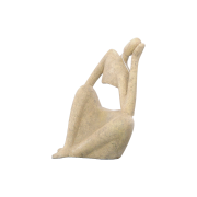 STONECAST COLLECTION THINKING LADY SCULPTURE