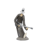 STONECAST COLLECTION GUITARIST SCULPTURE