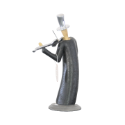 STONECAST COLLECTION VIOLINIST SCULPTURE