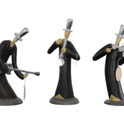 STONECAST COLLECTION VIOLINIST SCULPTURE