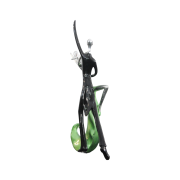 JADE AND BLACK DANCING COUPLE SCULPTURE