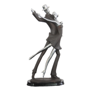 MODERN DANCING COUPLE RESIN SCULPTURE